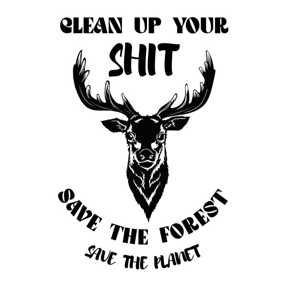 Clean up your shit - Természetvédelem-Bögre