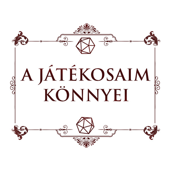 A játékosaim könnyei (fehér)-Bögre