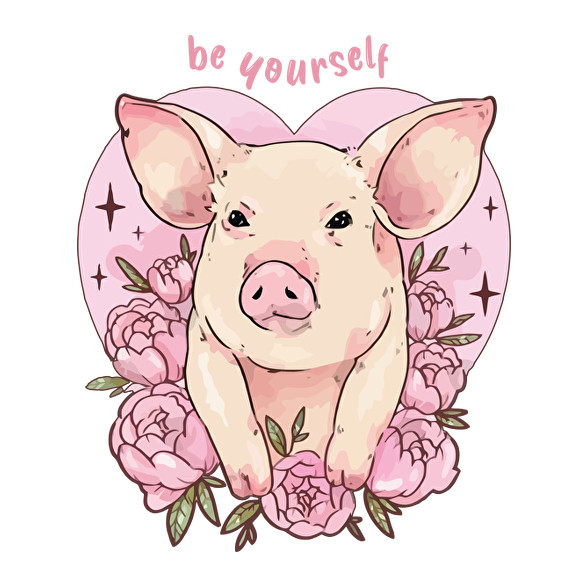 Be yourself pig-Bögre