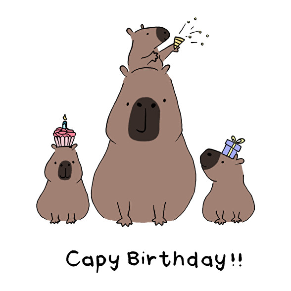 Capy birthday-Bögre