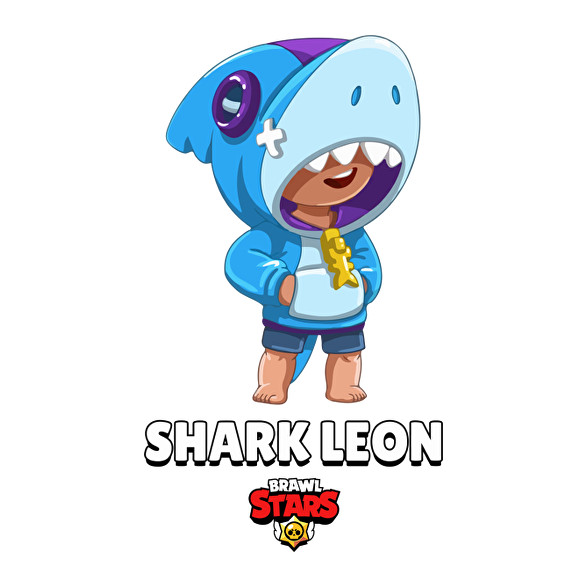 Brawl Stars Shark Leon Baba Body Print Fashion