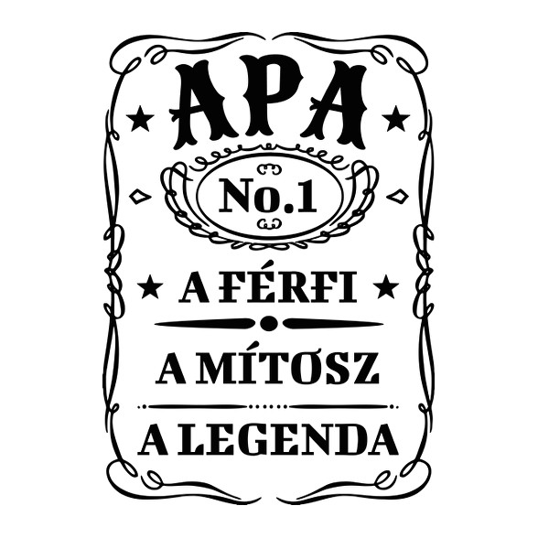 Apa - fekete-Baba Body