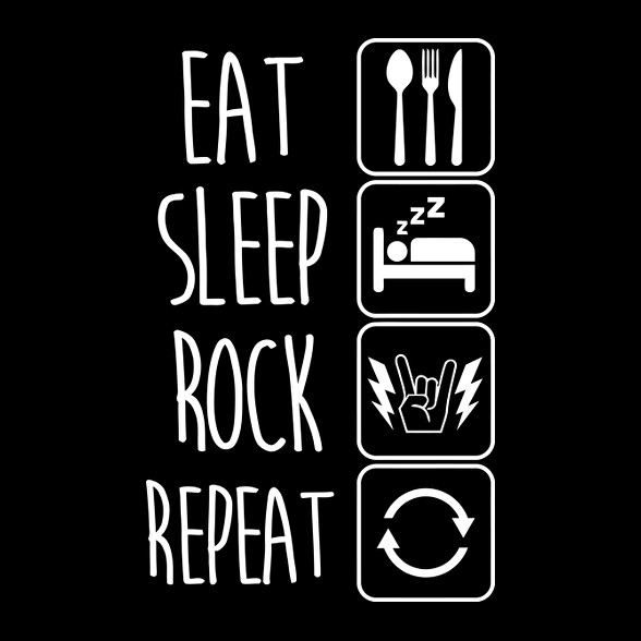 Eat Sleep Rock Repeat-Baba Body