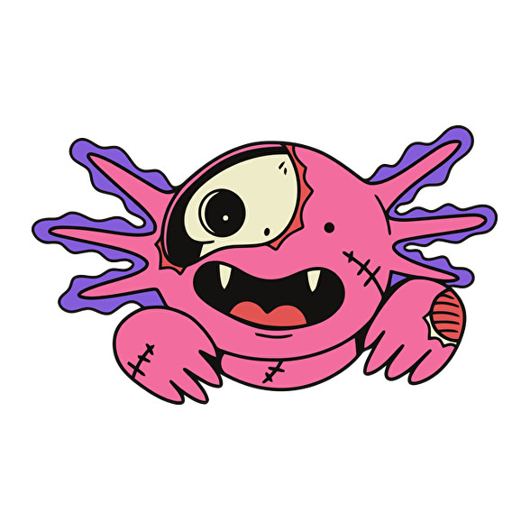 Zombi Axolotl-Baba Body