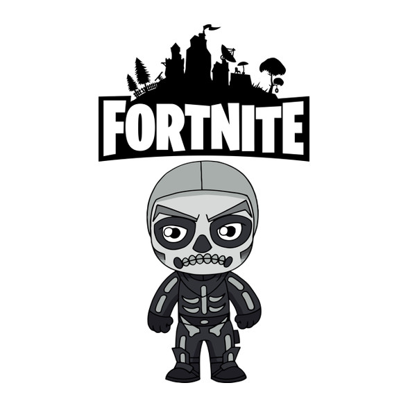 Fortnite Skull trooper-Szájmaszk