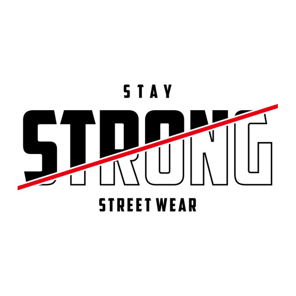 Stay Strong Street Wear-Szájmaszk