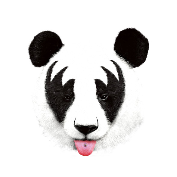 Kiss of a panda-Szájmaszk