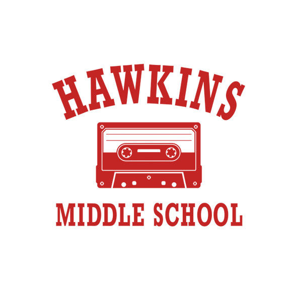 Hawkins Middle School - Piros-Szájmaszk