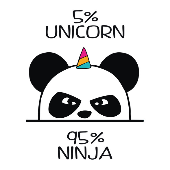 Panda unicornis ninja-Szájmaszk