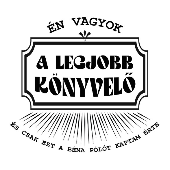 Legjobb könyvelő - póló-Szájmaszk