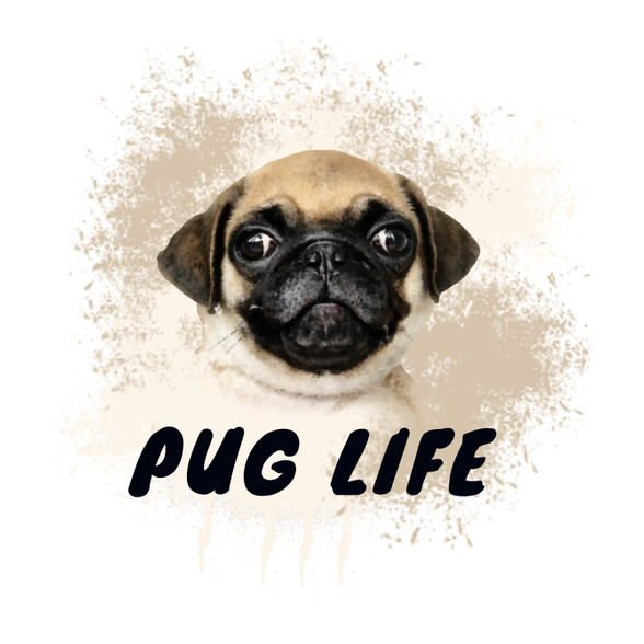 pug life-Szájmaszk