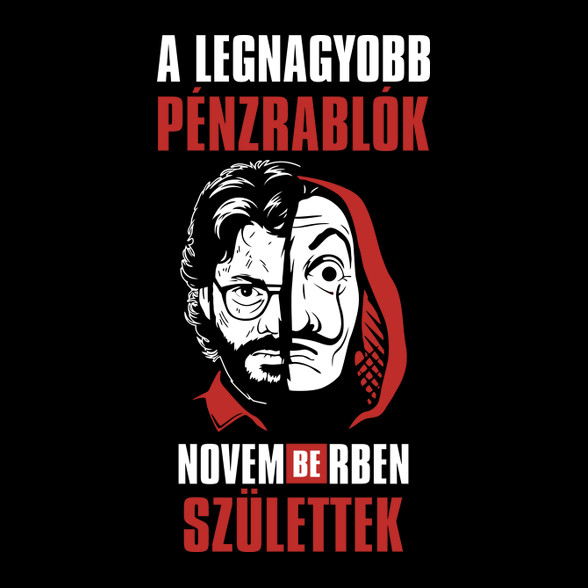 A legnagyobb pénzrablók novemberben születtek-Szájmaszk