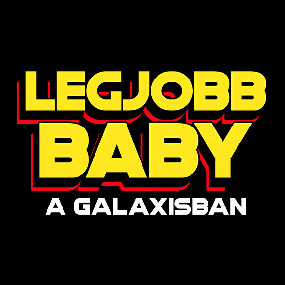 LEGJOBB BABY A GALAXISBAN-Szájmaszk