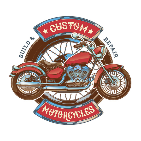 Custom Motorcycles-Szájmaszk