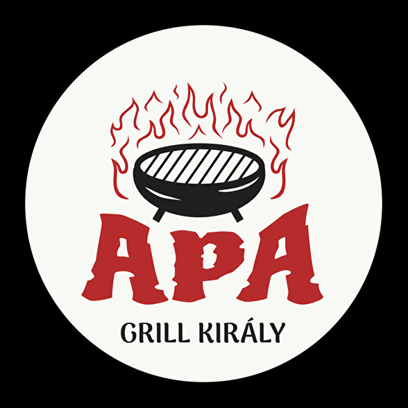 Apa - Grill király-Szájmaszk