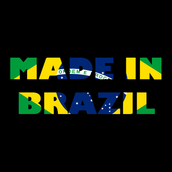 Made in Brazil-Kitűző, hűtőmágnes