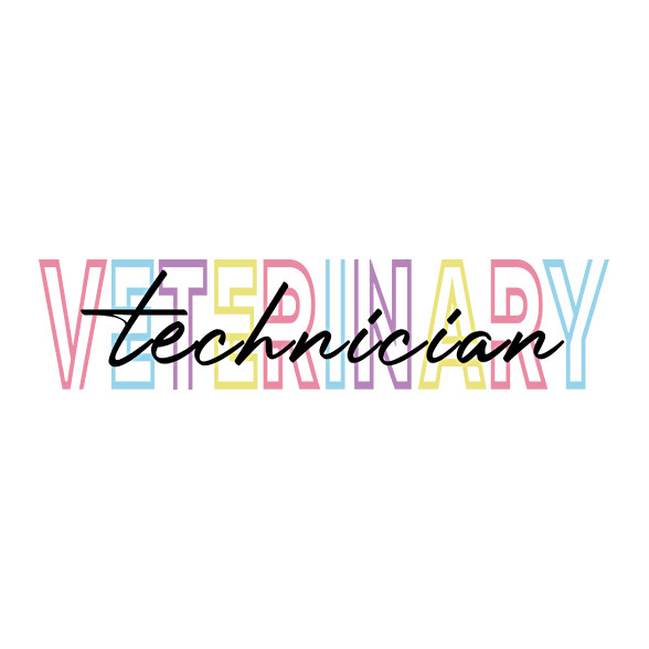 Veterinary  technician-Kitűző, hűtőmágnes