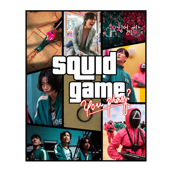 Squid Game GTA-Kitűző, hűtőmágnes