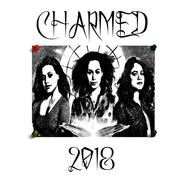 CHARMED 2018 draw-Kitűző, hűtőmágnes