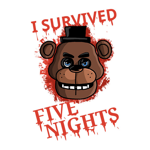 I survived five nights-Kitűző, hűtőmágnes