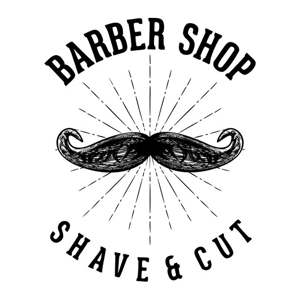 Barber shop-Kitűző, hűtőmágnes