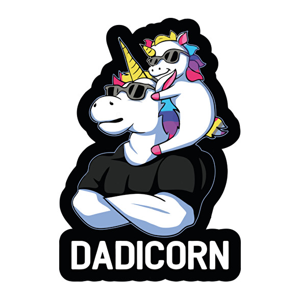 Dadicorn-Kitűző, hűtőmágnes