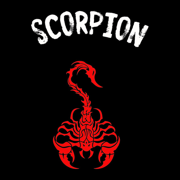 red scorpion-Kitűző, hűtőmágnes