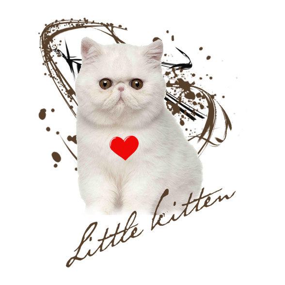 little kitten-Kitűző, hűtőmágnes