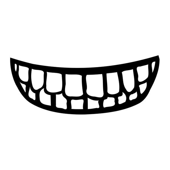 Clipart Smile-Kitűző, hűtőmágnes