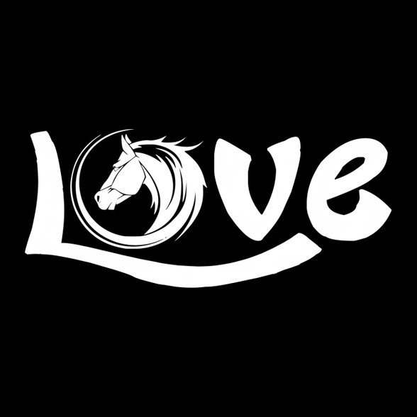 Horse Love-Kitűző, hűtőmágnes