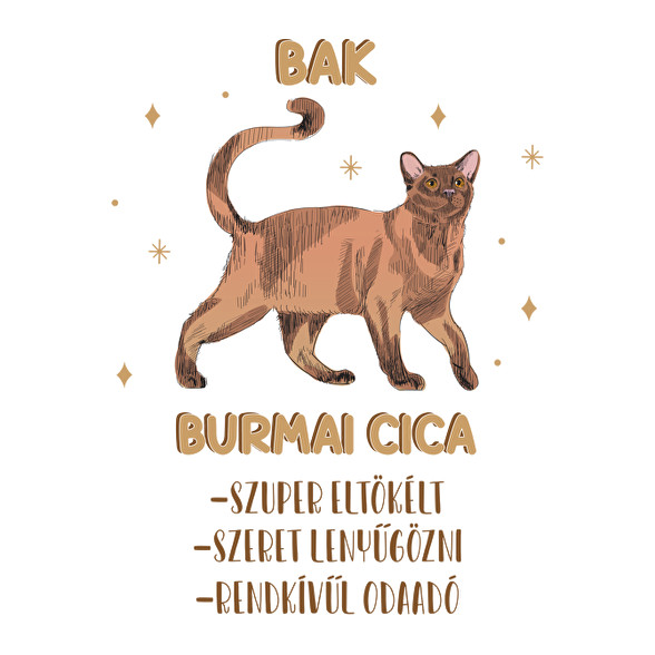 Bak - Burmai cica-Kötény