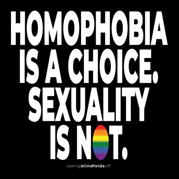 Homophobia is a choice. Sexuality is not. - humanista - LMBT / LMBTQIA (132)-Kötény