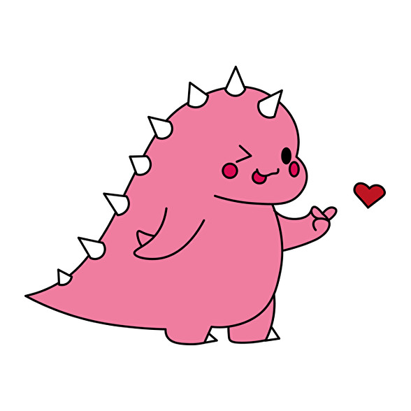 DIno love - lány-Kötény