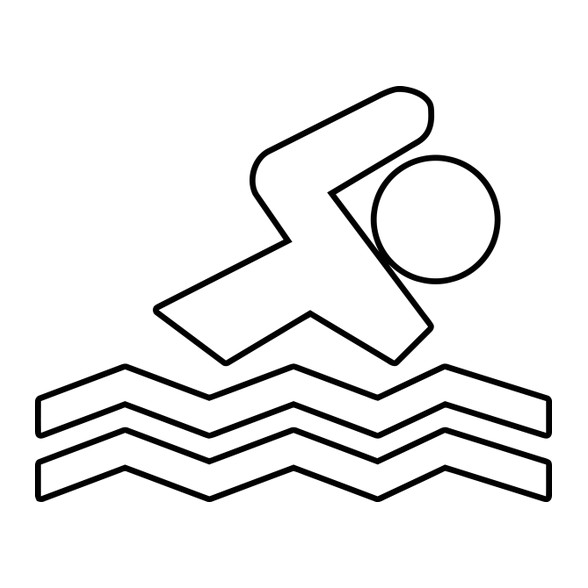 Swimmer-Kötény