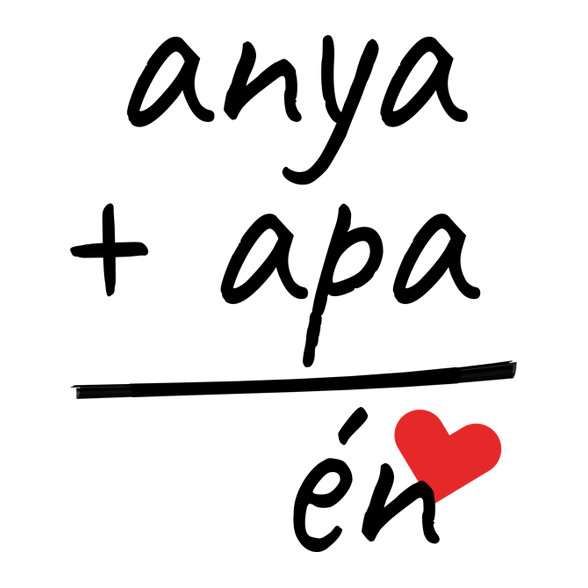 Anya + Apa = Én-Kötény