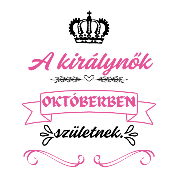 A királynők pink fekete (3)-Kötény