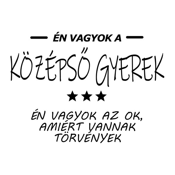 Én vagyok a középső gyerek...-Kötény