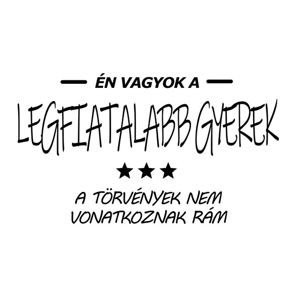 Én vagyok a legfiatalabb gyerek...-Kötény