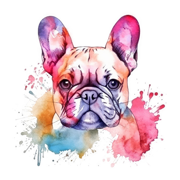 Francia bulldog-Kötény