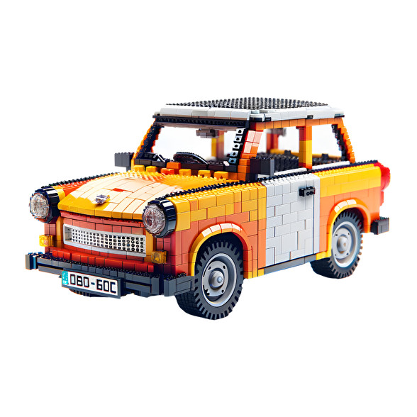 LEGO Trabant - Retro autó-Vászonkép