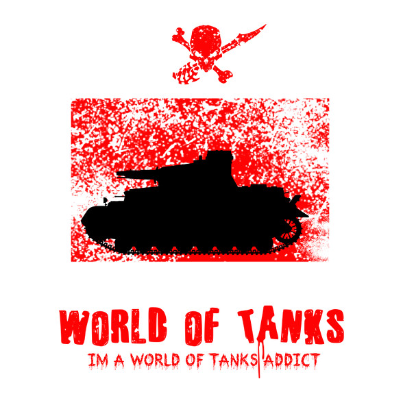 world of tanks addict-Vászonkép