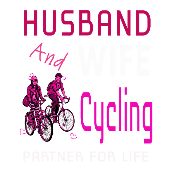 HUSBAND AND WIFE-Cycling-Vászonkép