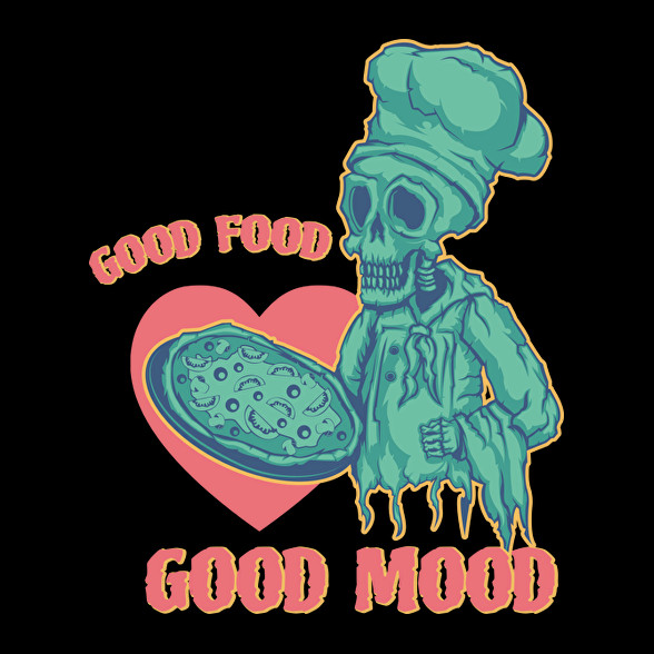 Good food, good mood-Vászonkép