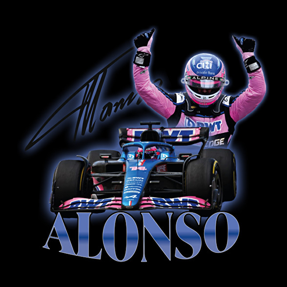 Alonso F1-Vászonkép