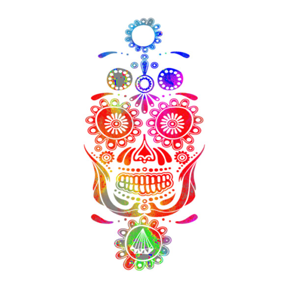 festival skull-Vászonkép