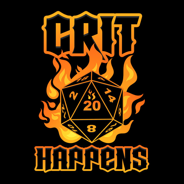 Crit Happens-Vászonkép