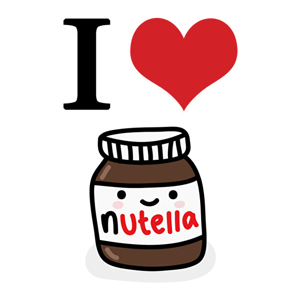 I love nutella-Vászonkép