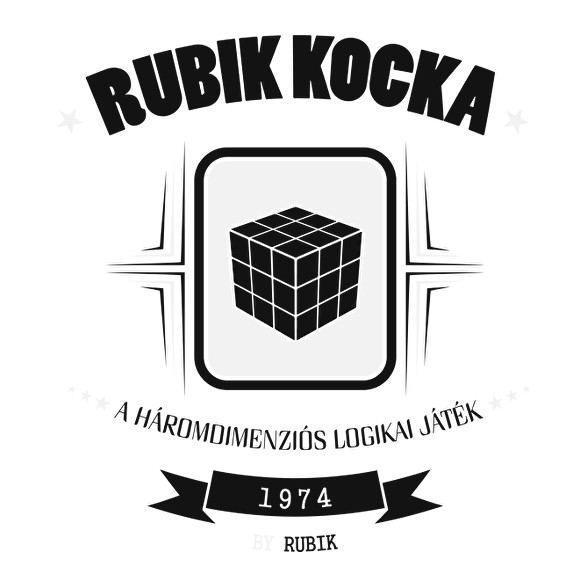 rubik-kocka-black-white-Vászonkép