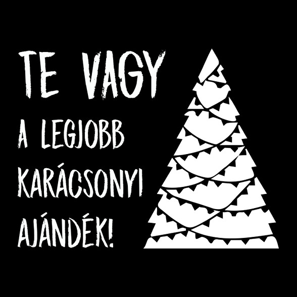 Legjobb karácsonyi ajándék fehér-Vászonkép