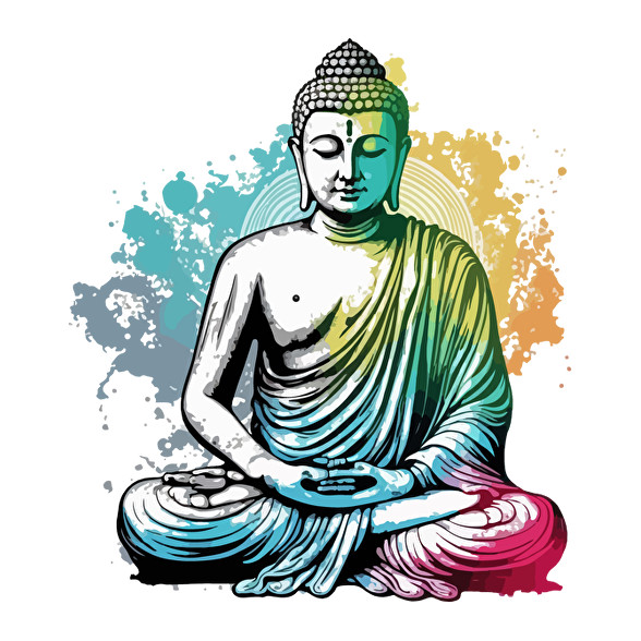 Buddha -Vászonkép